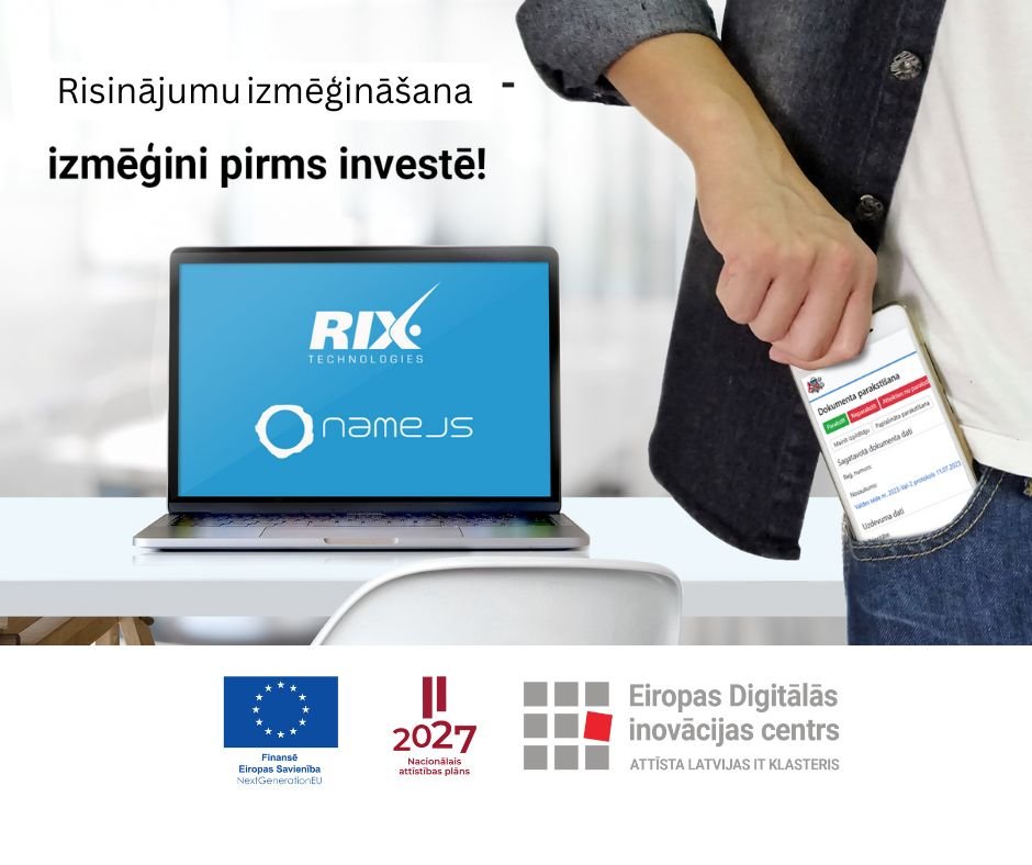 Uzņēmums VK Tranzīts uzsācis Namejs risinājuma izmēģināšanu